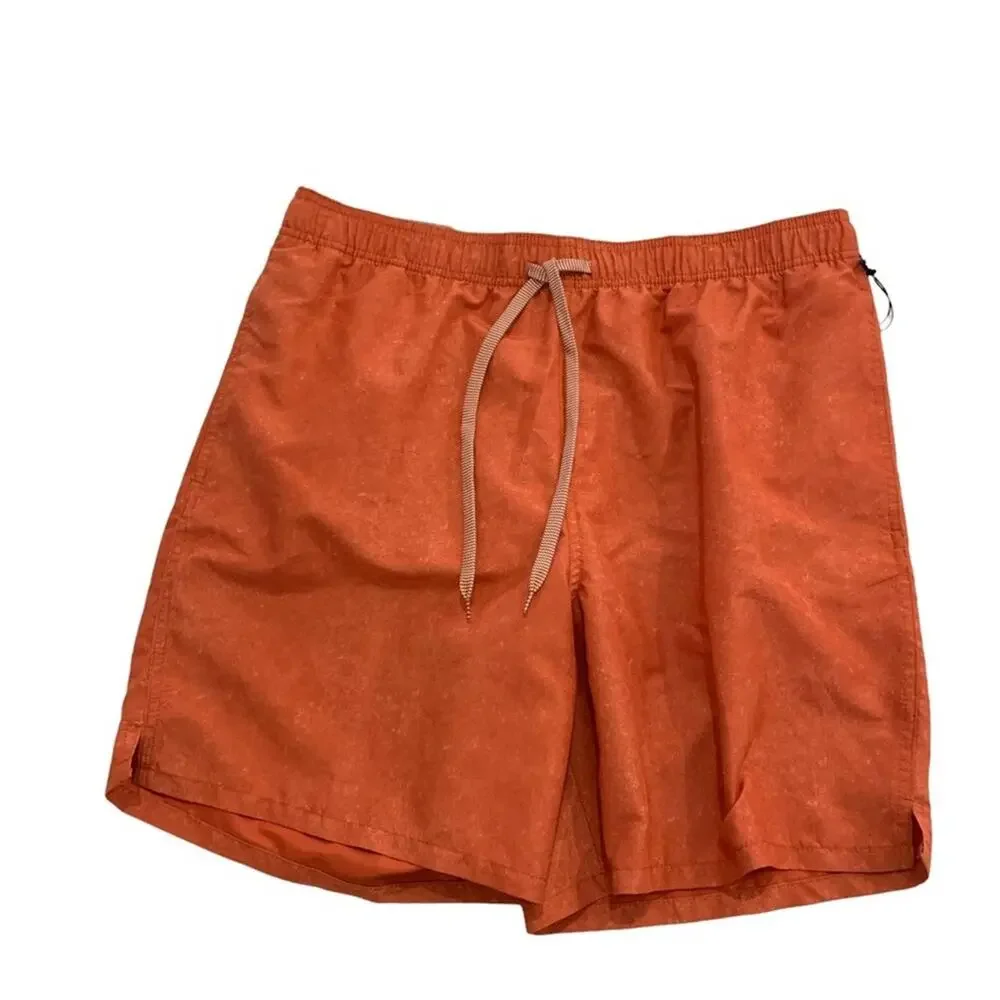 New Goodfellow orange swim trunks. Size large. - Picture 2 of 14
